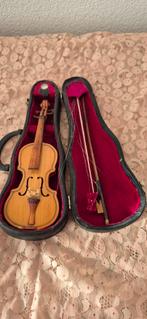 Miniatuur Viool in Kist, Antiek en Kunst, Ophalen of Verzenden