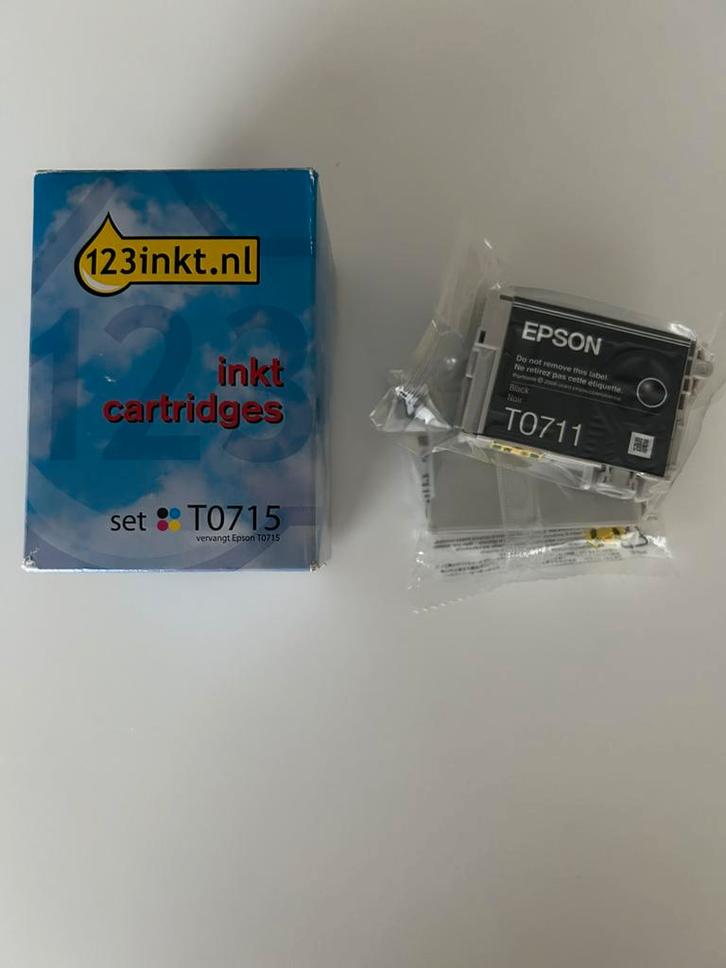 Cartridge voor Epson T0715 en 2x T0711, Computers en Software, Printerbenodigdheden, Nieuw, Ophalen of Verzenden