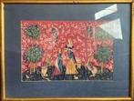 Traditional wool canvas tapestry, Antiek en Kunst, Antiek | Kleden en Textiel, Ophalen of Verzenden