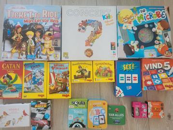 Familiespellen Haba ,999 games, Ticket to ride, catan, rhino beschikbaar voor biedingen