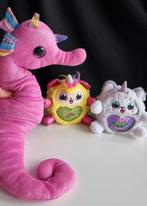 3 schattige knuffels meisje zeepaardje glitters cute! Bekijk, Ophalen of Verzenden, Zo goed als nieuw, Overige typen