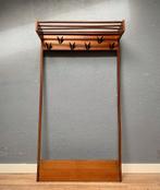 Grote wandkapstok hout design - vintage retro zes haken, 100 tot 150 cm, Gebruikt, Hout, Wandkapstok