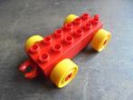 Lego Duplo Car Base 2x6 with Fake Bolts (zie foto's) 10, Ophalen of Verzenden, Gebruikt, Losse stenen, Duplo
