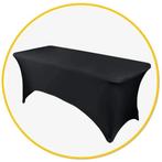 Stretchrok buffettafel zwart || te huur/huren?, Ophalen, Nieuw