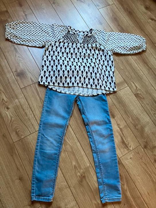 Setje Zara 140, Kinderen en Baby's, Ophalen of Verzenden, Zo goed als nieuw, Meisje, Setje