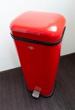 Wesco hoge brandweer rode pedaal prullenbak, Huis en Inrichting, Woonaccessoires | Prullenbakken, Ophalen, Gebruikt, Met pedaal