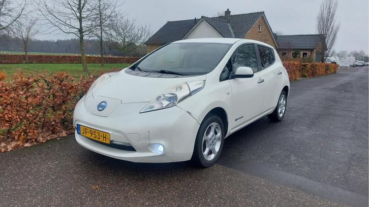 Nissan Leaf Acenta 24 kWh CLIMA/NAVI BJ 2013 (bj 2013), Auto diversen, Schadeauto's, Nissan, Automaat, Elektrisch, Hatchback, Wit