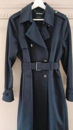 Ted baker lange trenchcoat marine maat 2 in perfecte staat., Ophalen of Verzenden, Zo goed als nieuw, Blauw