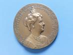 Penning 3e eeuwfeest Nederland en Curaçao 1934, Ophalen of Verzenden, Brons, Nederland
