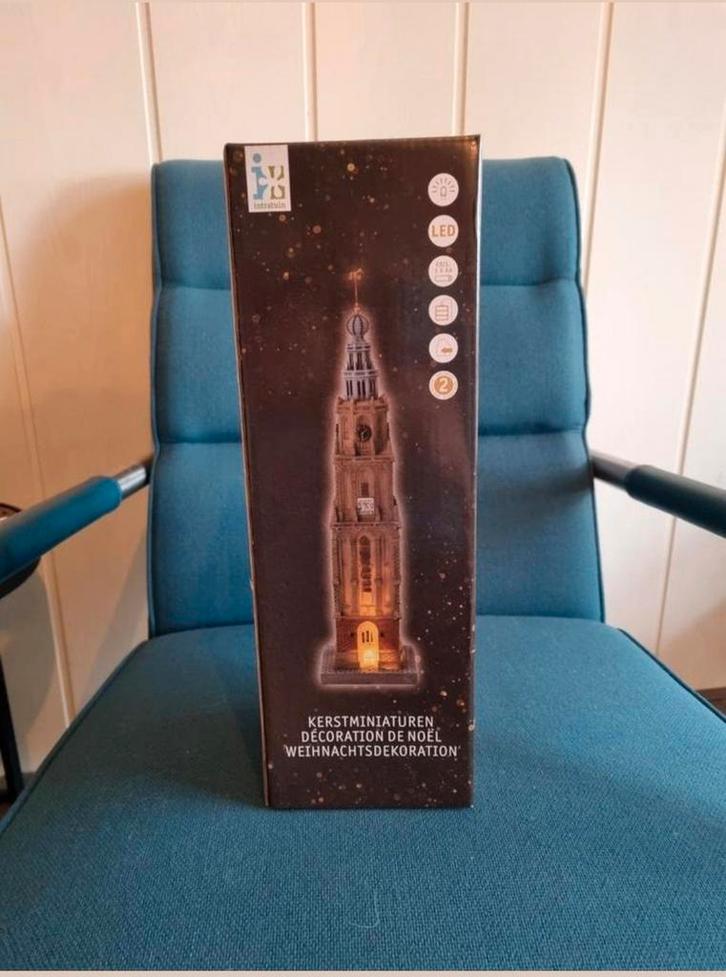Martinitoren Met Adapter! Groningen kersthuisje Intratuin, Huis en Inrichting, Woonaccessoires | Kandelaars en Kaarsen, Nieuw