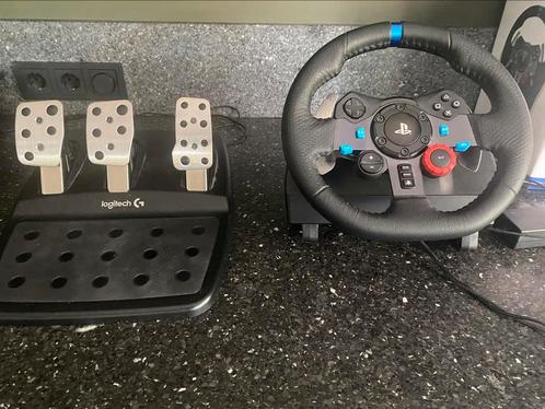 Logitech G29 stuur + pedalen – Weinig gebruikt!, Spelcomputers en Games, Spelcomputers | Sony PlayStation Consoles | Accessoires