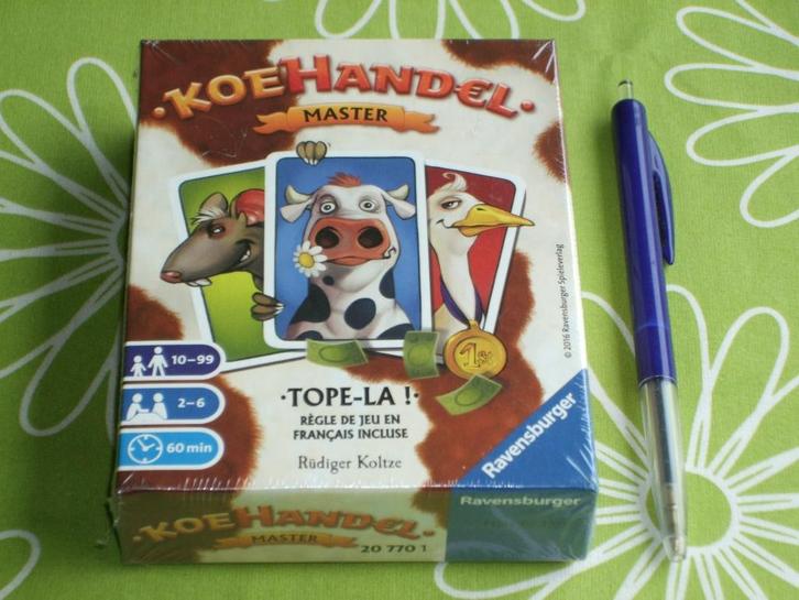 Nieuw in seal: Koehandel Master, Hobby en Vrije tijd, Gezelschapsspellen | Kaartspellen, Nieuw, Een of twee spelers, Drie of vier spelers
