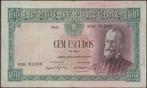 Portugal 100 escudos 1957 F+ p.159 (# 39), Verzenden, Overige landen, Los biljet
