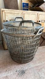 Oude aardappelmand draadmand houtmand mand, Huis en Inrichting, Woonaccessoires | Schalen en Manden, Ophalen of Verzenden, Gebruikt