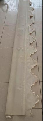 Rolgordijn Crème met Sierrand 253 cm, Ophalen of Verzenden, Gebruikt, Crème, 150 tot 200 cm