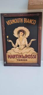 Reclamebord Martini antiek mancave Rossi bar drank, Ophalen of Verzenden, Gebruikt, Reclamebord