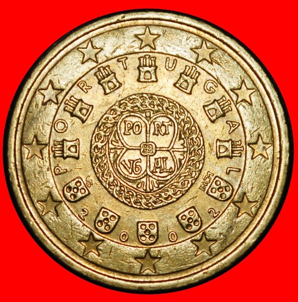Ⰿ NORDIC GOLD (2002-2007): PORTUGAL 50 EURO CENTS 2002 DIE A, Postzegels en Munten, Munten | Europa | Euromunten, Losse munt, 50 cent