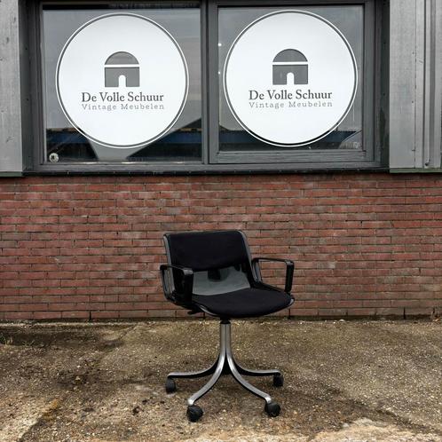 Bureaustoel Osvaldo Borsani Tecno, Huis en Inrichting, Bureaustoelen, Gebruikt, Zwart, Ophalen