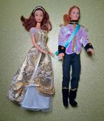 Mattel Fairytale Barbie Disney Prinses Belle en Prins, Ophalen of Verzenden, Zo goed als nieuw, Fashion Doll
