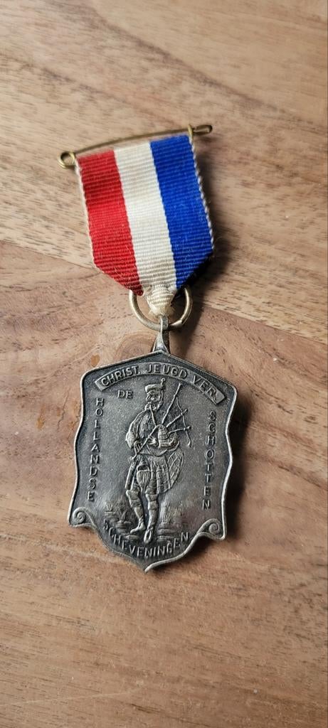 Medaille christelijke jeugdvereneging scheveningen, Ophalen of Verzenden, Overige materialen