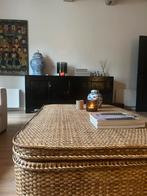 Birma riet rotan salontafel grote mand Flamant interieur, Ophalen, 50 tot 100 cm, Zo goed als nieuw, Minder dan 50 cm