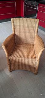 6 Rotan eetkamerstoel, 6stuks!. Als Lloyd Loom 3504., Huis en Inrichting, Stoelen, Ophalen, Zo goed als nieuw, Bruin, Vijf, Zes of meer stoelen