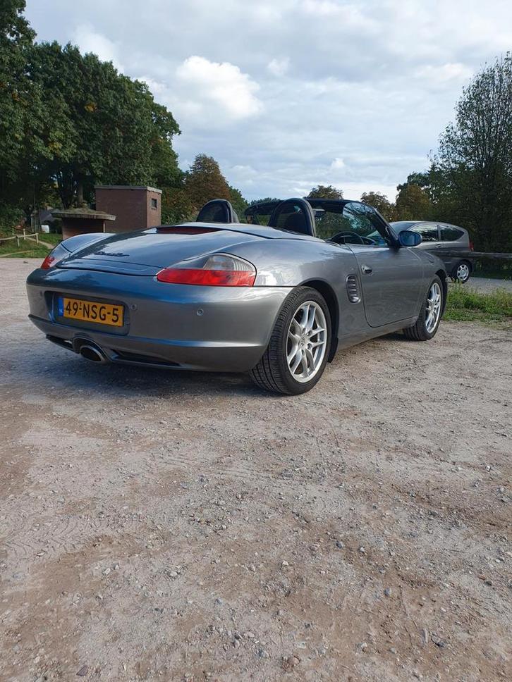 Porsche 2003 Grijs, Auto's, Porsche, Particulier, Benzine, Cabriolet, Handgeschakeld, Geïmporteerd, Zilver of Grijs, Grijs, Leder