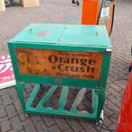 Zeer zeldzame Orange crush flessen koeler 1940 USA, Ophalen of Verzenden, Zo goed als nieuw