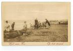 Wijk aan Zee - Op het strand - Nauta kaart, Noord-Holland, Ongelopen, Voor 1920, Verzenden