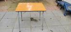 Formica klaptafel vintage retro, Ophalen, Gebruikt, Campingtafel