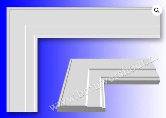 architraaf mdf 18x70mm 270cm GEGROND 24 stuks, Doe-het-zelf en Verbouw, Ophalen, Nieuw, Mdf, 200 tot 250 cm