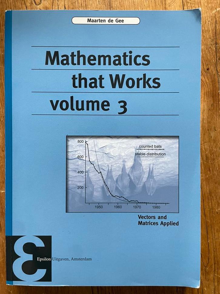 Mathematics that works volume 3, Boeken, Studieboeken en Cursussen, Zo goed als nieuw, WO, Beta, Ophalen of Verzenden
