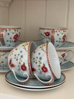Pip Studio servies 6 cappuccino kop en schotels Chinese wit, Overige typen, Ophalen of Verzenden, Zo goed als nieuw, Overige stijlen