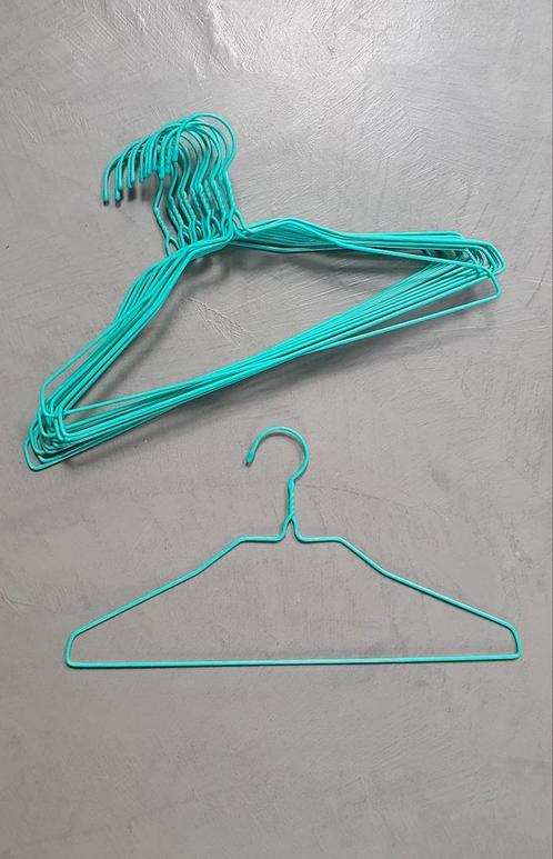 15 mintblauw/ mintgroen/ mint kledinghangers, Kleding | Dames, Kledinghangers, Zo goed als nieuw, Ophalen of Verzenden