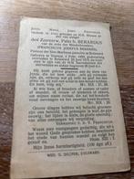 Bekkers fr Berardus 1850 Venray 1915 Bolsward -Turgis 616, Verzamelen, Verzenden, Bidprentje