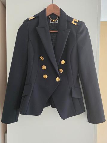 Elisabetta Franchi Zwarte Blazer IT 40 beschikbaar voor biedingen