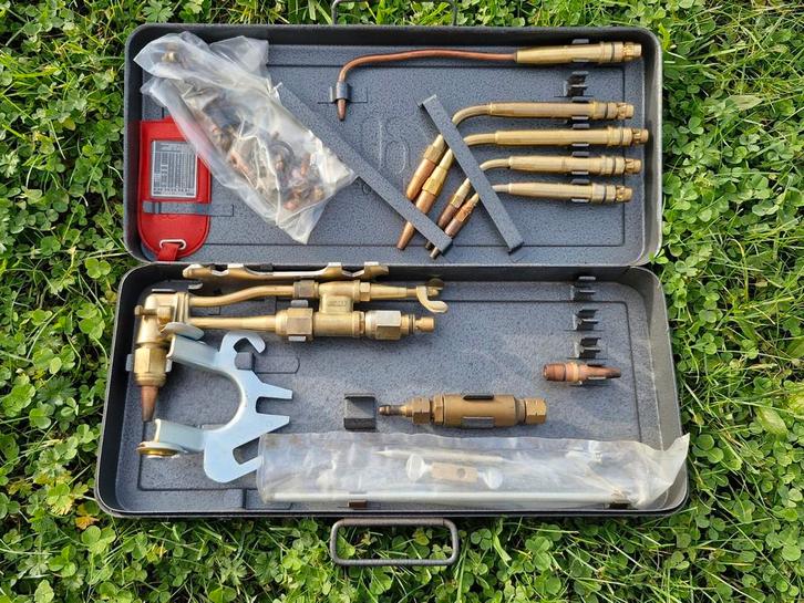 Nieuwe autogeen snij lassenset Snijbranderset - Hoekloos, Doe-het-zelf en Verbouw, Gereedschap | Lasapparaten, Zo goed als nieuw