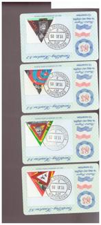 Nederland eerste dag kaartjes nr 82/85 scan 00279, Postzegels en Munten, Postzegels | Nederland, Verzenden, Na 1940, Gestempeld