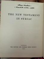 New Testament in Syriac, British/foreign Bible Society 1955, Ophalen, Zo goed als nieuw