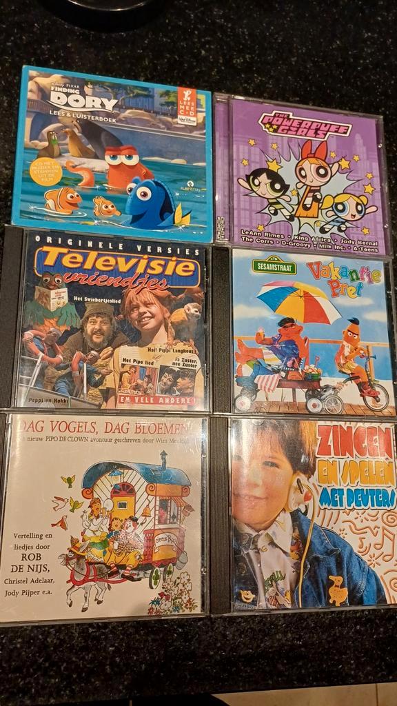 Nostalgische kinder CD's: Sesamstraat, Dory, Powerpuff Girls, Cd's en Dvd's, Cd's | Kinderen en Jeugd, Gebruikt, Muziek, Tot 2 jaar