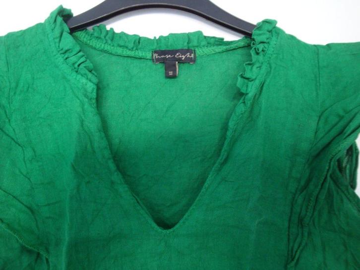 Maat S. Gras groene PHASE EIGHT blouse., Kleding | Dames, Blouses en Tunieken, Zo goed als nieuw, Maat 36 (S), Groen, Ophalen of Verzenden