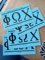 * Pi Omega Chi stickers *, Verzenden, Nieuw, Bedrijf of Vereniging