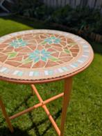 Handgemaakte mozaïek bijzettafel, 45 tot 60 cm, Minder dan 55 cm, Rond, Nieuw