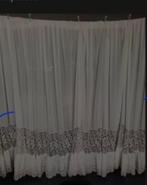 Glasgordijnen, Huis en Inrichting, Stoffering | Gordijnen en Lamellen, Ophalen, Zo goed als nieuw, 50 tot 100 cm, Minder dan 100 cm