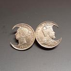 ZILVEREN BROCHE CANADA, Ophalen of Verzenden, Noord-Amerika, Zilver