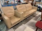 Leolux 2 zits bank en fauteuil prachtig, Huis en Inrichting, Ophalen, Info@leolux.nl, 150 tot 200 cm, Tweepersoons