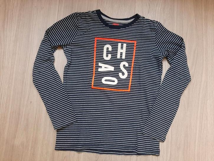 AvD 1351 Hema longsleeve jongen 146/152, Kinderen en Baby's, Kinderkleding | Maat 146, Gebruikt, Jongen, Shirt of Longsleeve, Ophalen of Verzenden