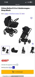 Cybex Balios S 2-in-1 Combiwagen Soho Grey Black, Kinderen en Baby's, Kinderwagens en Combinaties, Ophalen of Verzenden, Zo goed als nieuw