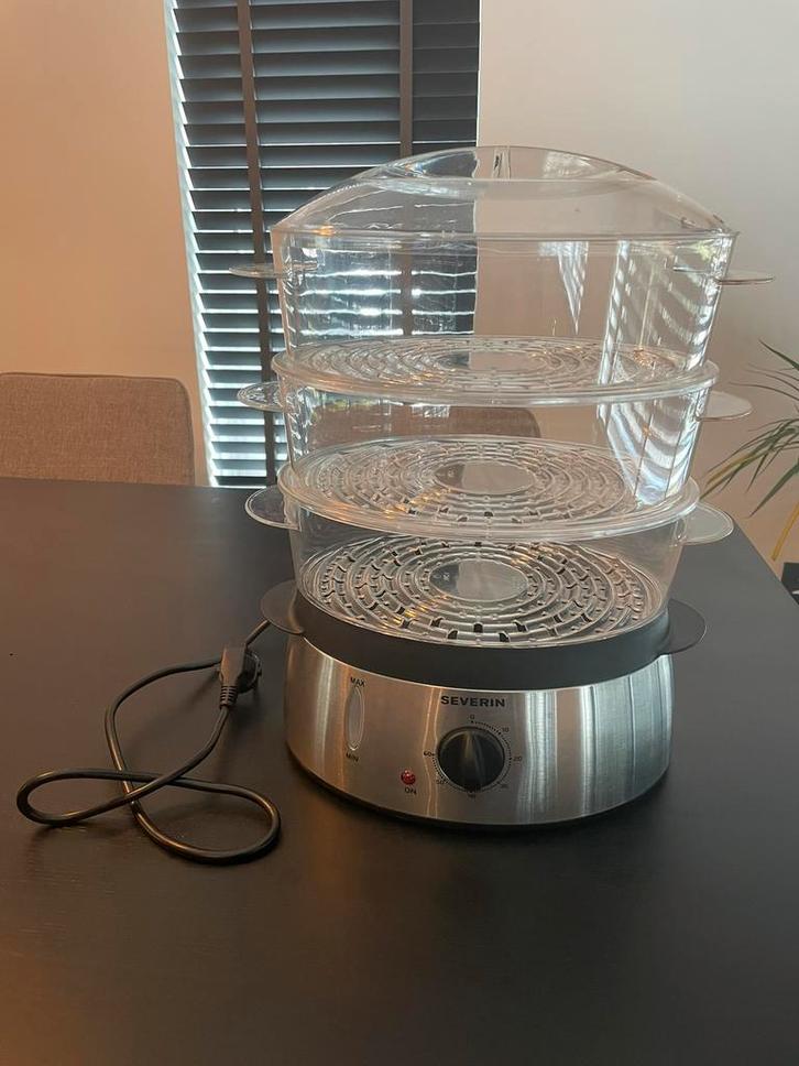 Severin stoomkoker met 3 lagen 28x21cm, Huis en Inrichting, Keuken | Keukenbenodigdheden, Nieuw, Ophalen of Verzenden