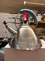 Alessi Vintage RVS Fluitketel met Vogel Fluit, Ophalen of Verzenden, Gebruikt